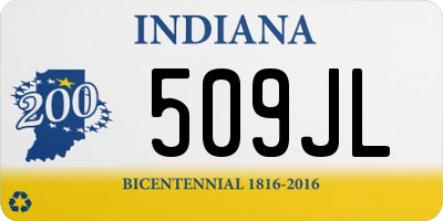 IN license plate 509JL