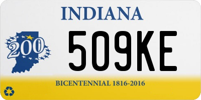 IN license plate 509KE