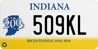 IN license plate 509KL