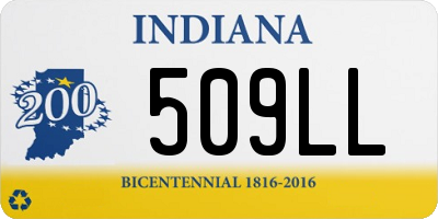 IN license plate 509LL