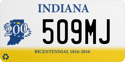 IN license plate 509MJ