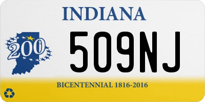 IN license plate 509NJ