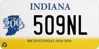 IN license plate 509NL