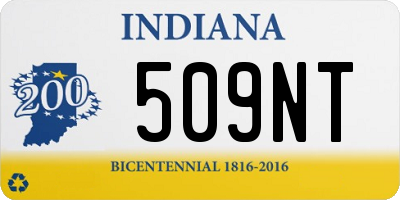 IN license plate 509NT