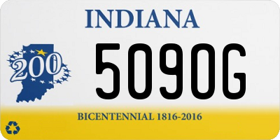 IN license plate 509OG