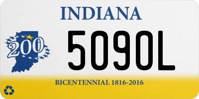 IN license plate 509OL