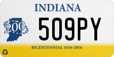 IN license plate 509PY