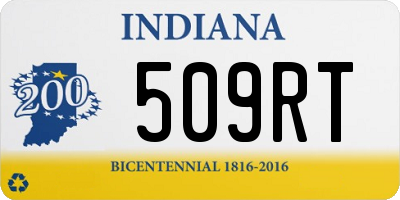 IN license plate 509RT