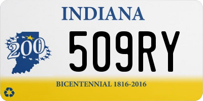 IN license plate 509RY