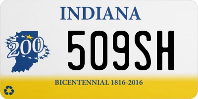 IN license plate 509SH