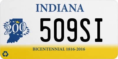 IN license plate 509SI