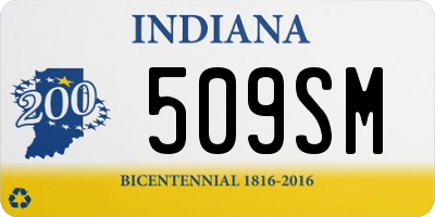 IN license plate 509SM