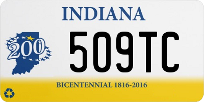 IN license plate 509TC