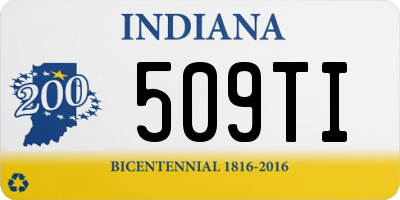 IN license plate 509TI