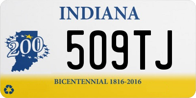 IN license plate 509TJ