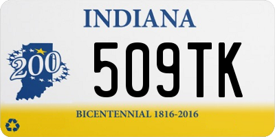 IN license plate 509TK