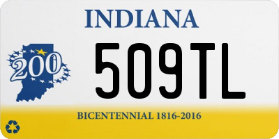 IN license plate 509TL