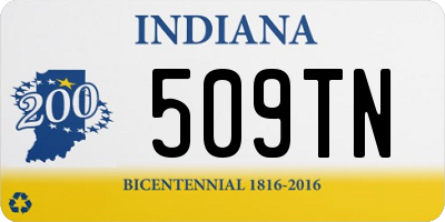 IN license plate 509TN