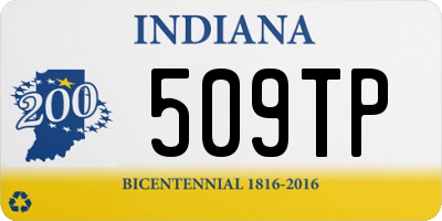 IN license plate 509TP