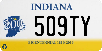 IN license plate 509TY