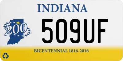 IN license plate 509UF