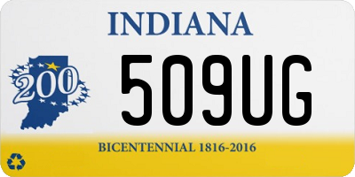 IN license plate 509UG