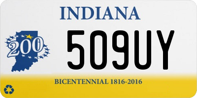 IN license plate 509UY