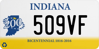 IN license plate 509VF