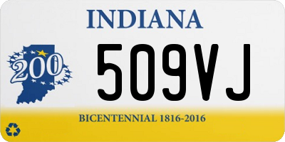 IN license plate 509VJ