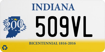 IN license plate 509VL