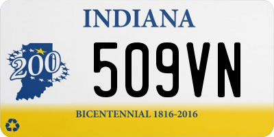 IN license plate 509VN