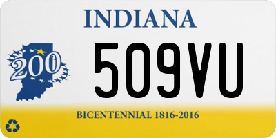 IN license plate 509VU