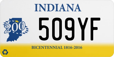 IN license plate 509YF