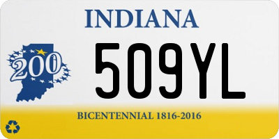 IN license plate 509YL