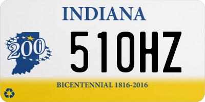 IN license plate 510HZ