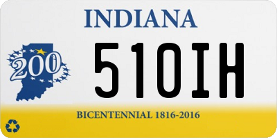 IN license plate 510IH