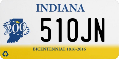 IN license plate 510JN