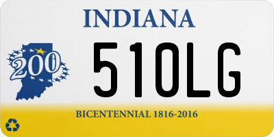 IN license plate 510LG