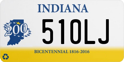 IN license plate 510LJ