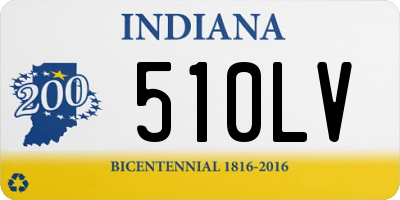 IN license plate 510LV