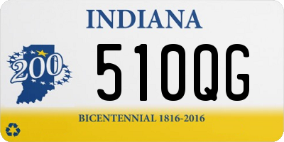 IN license plate 510QG