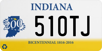 IN license plate 510TJ