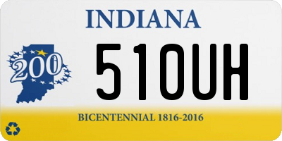 IN license plate 510UH