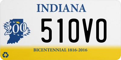 IN license plate 510VO