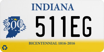 IN license plate 511EG