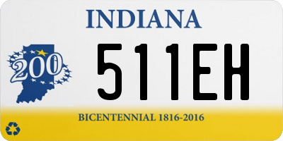 IN license plate 511EH