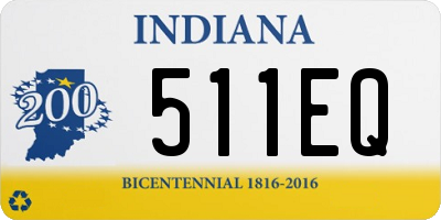 IN license plate 511EQ