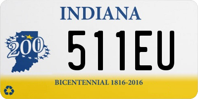 IN license plate 511EU