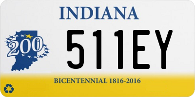 IN license plate 511EY