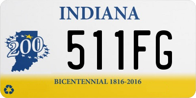 IN license plate 511FG